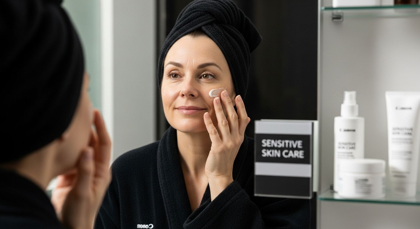 sensitive skin care routine