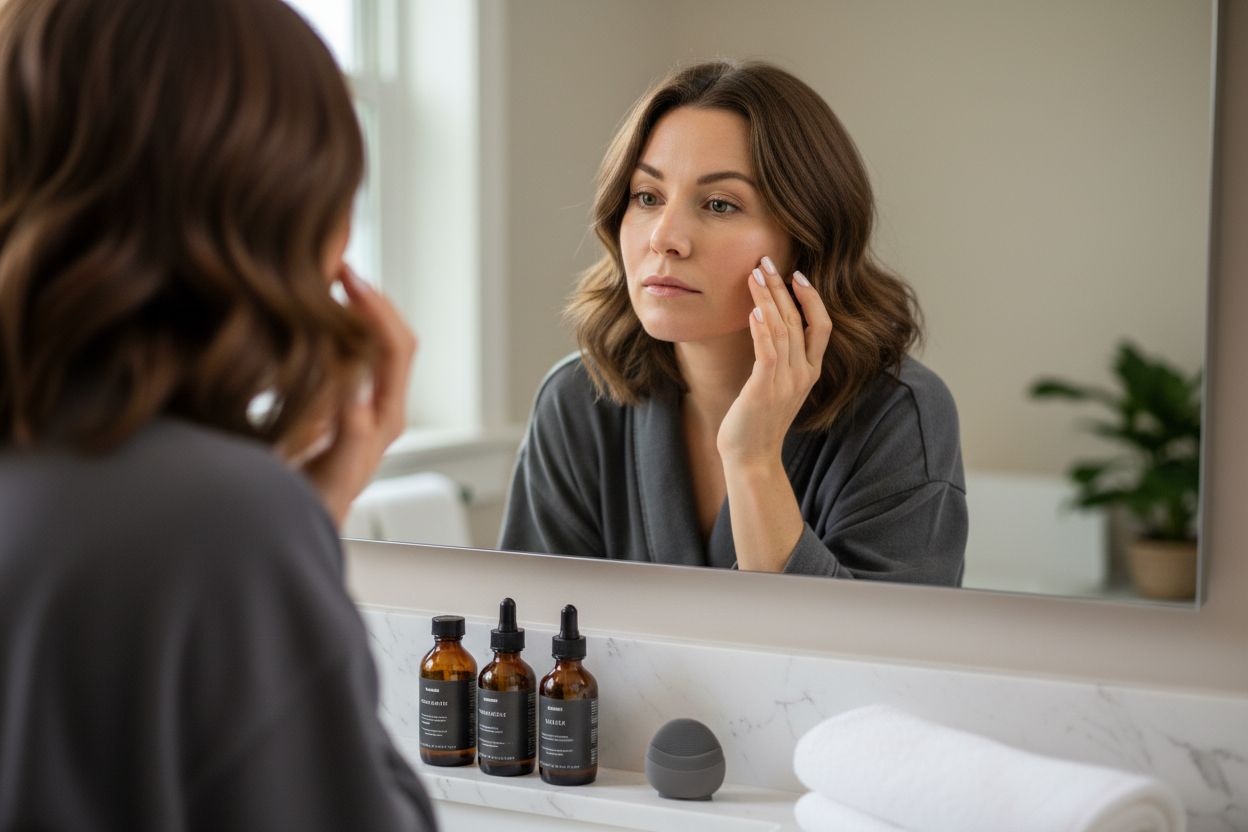 ευαίσθητο δέρμα αυτοέλεγχος ρουτίνα