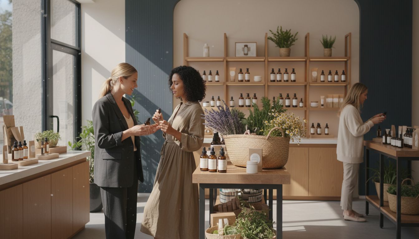 organic cosmetics boutique