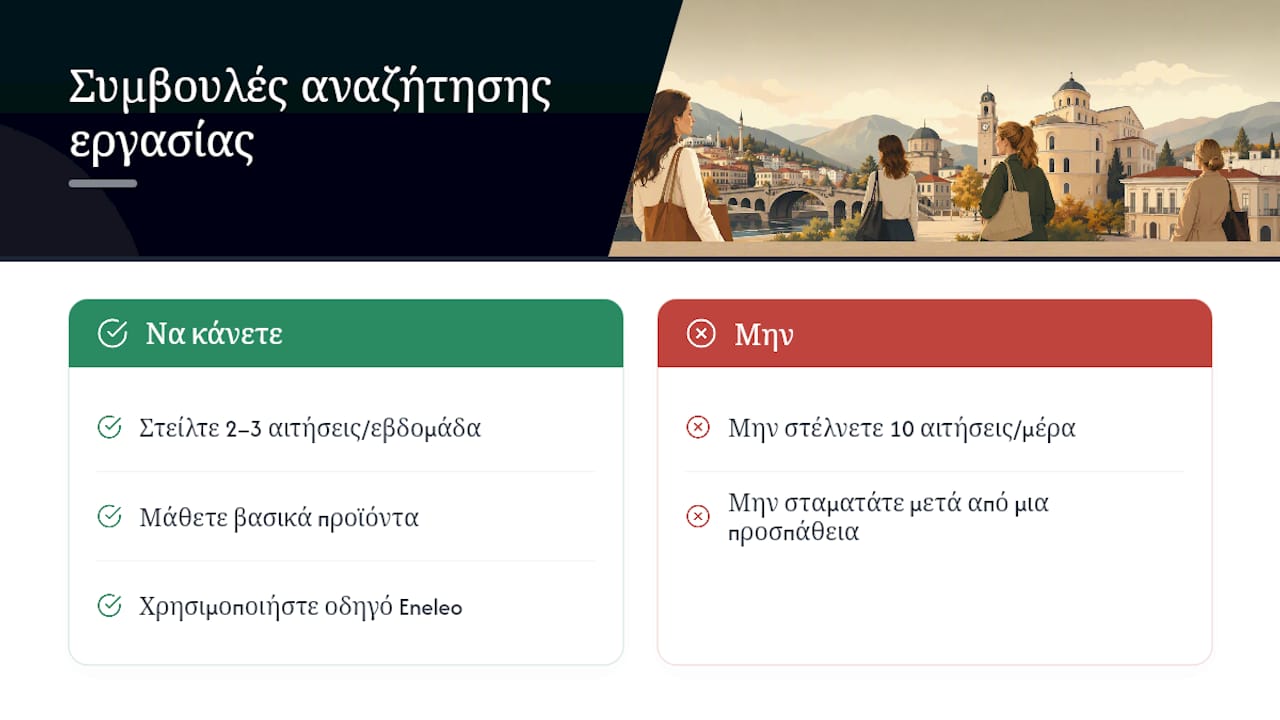Προσωπική σημείωση της Eneleo προς όσους αναζητούν δουλειά στην Ξάνθη — overview diagram